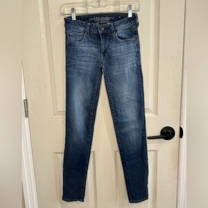 American Eagle Outfitters Women's Blue Skinny Jeans